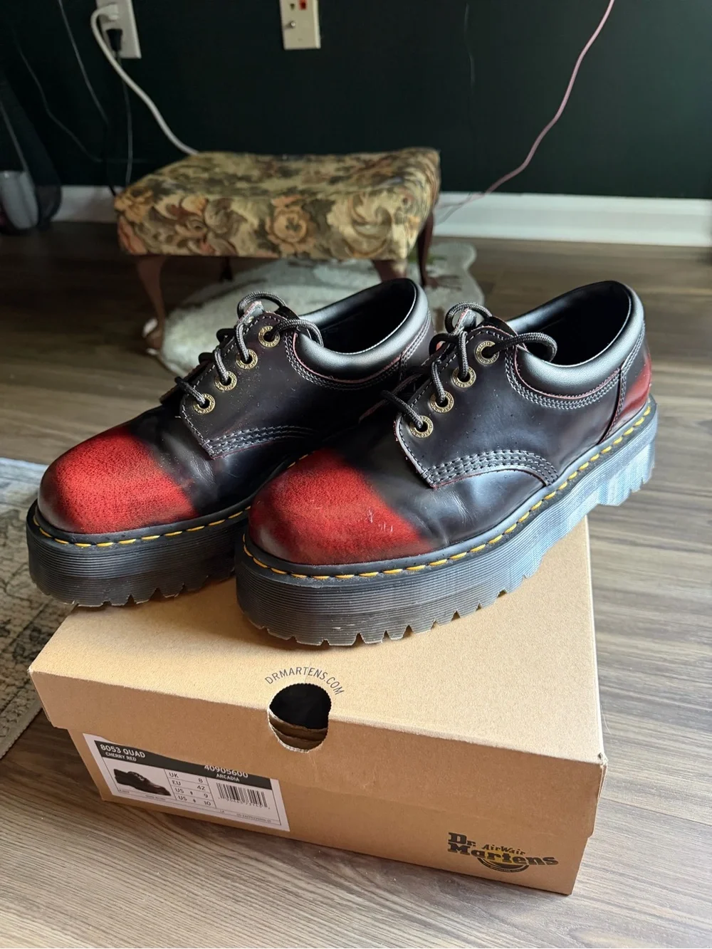 Dr. Martens 8053 Quad Leather Platform Shoes *Size 10 Women’s*